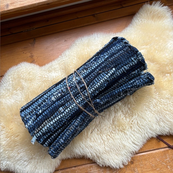 NWT Recycled Denim Rag Rug - Picture 4 of 9